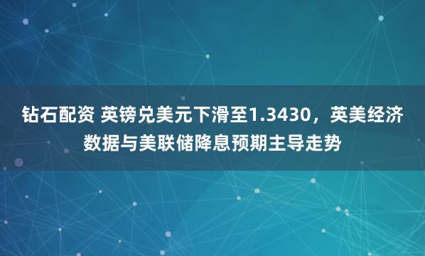 钻石配资 英镑兑美元下滑至1.3430，英美经济数据与美联储降息预期主导走势