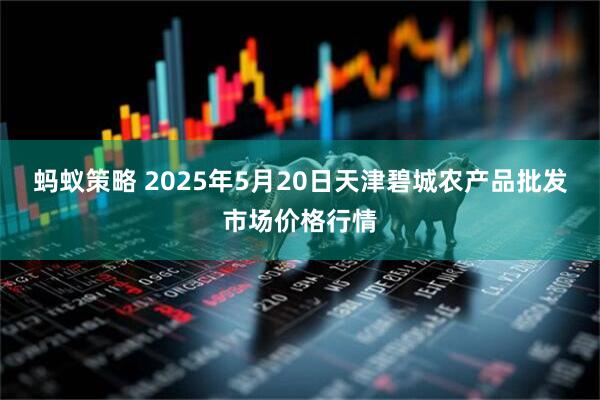 蚂蚁策略 2025年5月20日天津碧城农产品批发市场价格行情