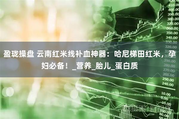 盈珑操盘 云南红米线补血神器：哈尼梯田红米，孕妇必备！_营养_胎儿_蛋白质